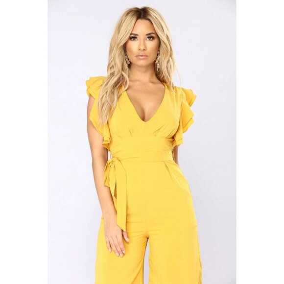 JUMPSUIT // YELLOW - Picture 3 of 5